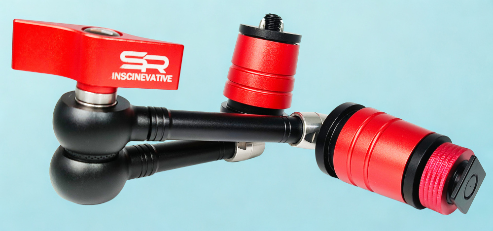 7’’ 11''MAGIC ARM WITH QUICK-RELEASING QR MOUNT PLATE& CAMERA COLD SHOE MOUNTING