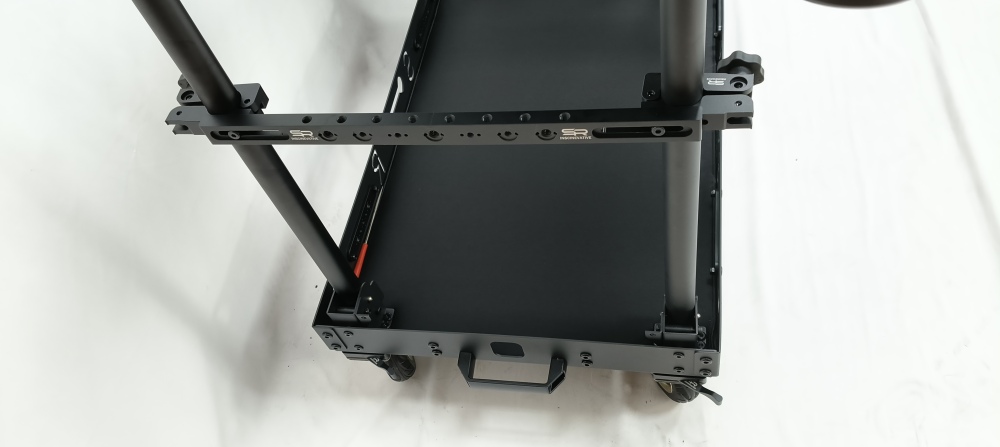 150KG payload compact lightweight portable convenient quick-release cine video production camera cart with croosbars