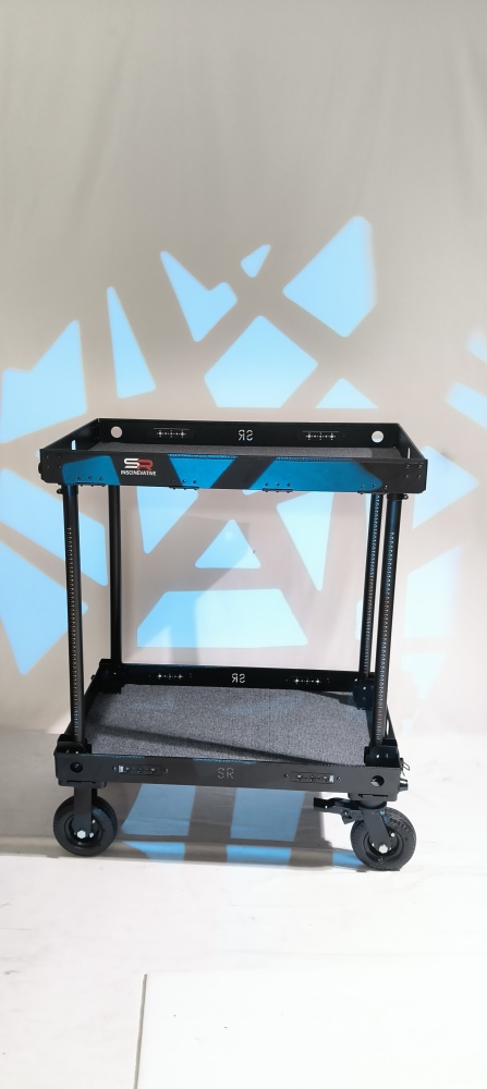 CROWNYING-X New 180KG payload Upgraded  version of CROWNING Camera Cart with 6 inches inflation tires and pushing handle one pair