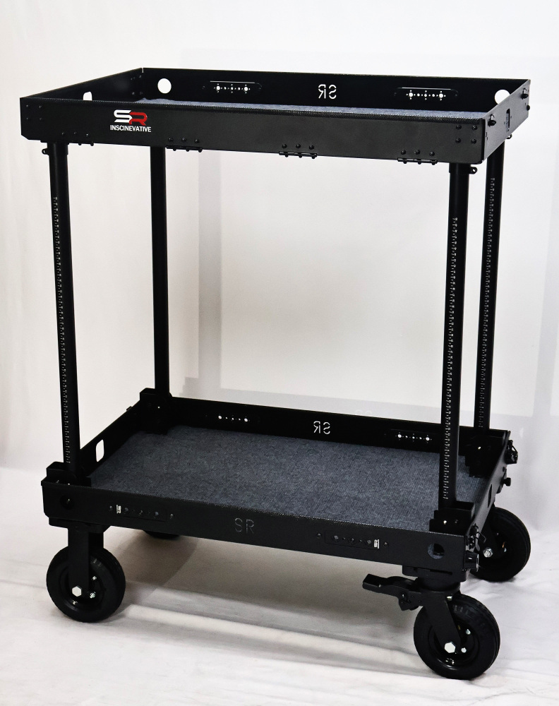 CROWNYING-X New 180KG payload Upgraded  version of CROWNING Camera Cart with 6 inches inflation tires and pushing handle one pair