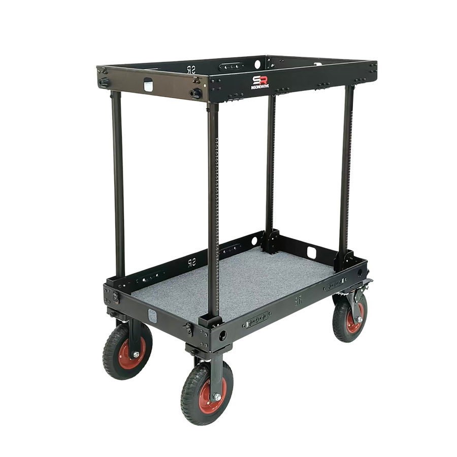 CROWNYING-X New 180KG payload Upgraded  version of CROWNING Camera Cart with 6 inches inflation tires and pushing handle one pair