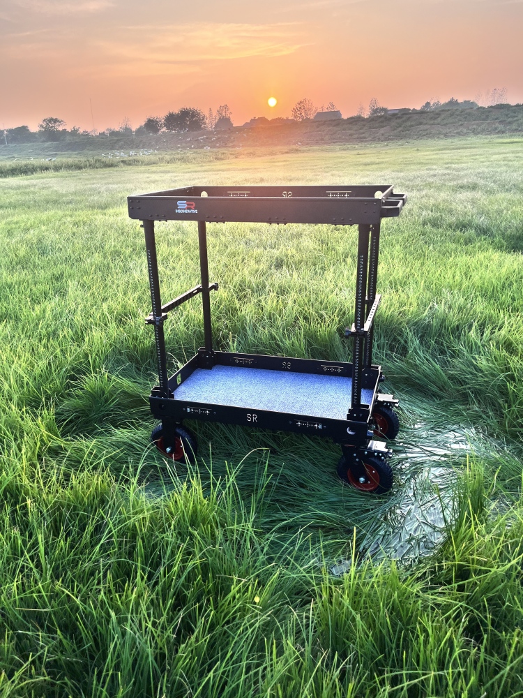 CROWNYING-X New 180KG Payload In-car Portable Collapsible Quick-release Cine video production Carry-on-the-go Camera Cart 