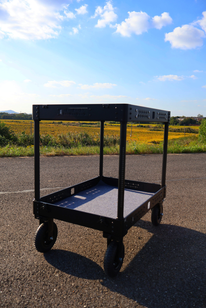 Ready Stock！！SIRAN CROWNYING-SE 36'' 200KG payload compact collapsible lightweight portable quick-release cine video production camera cart with 8 inches wheels