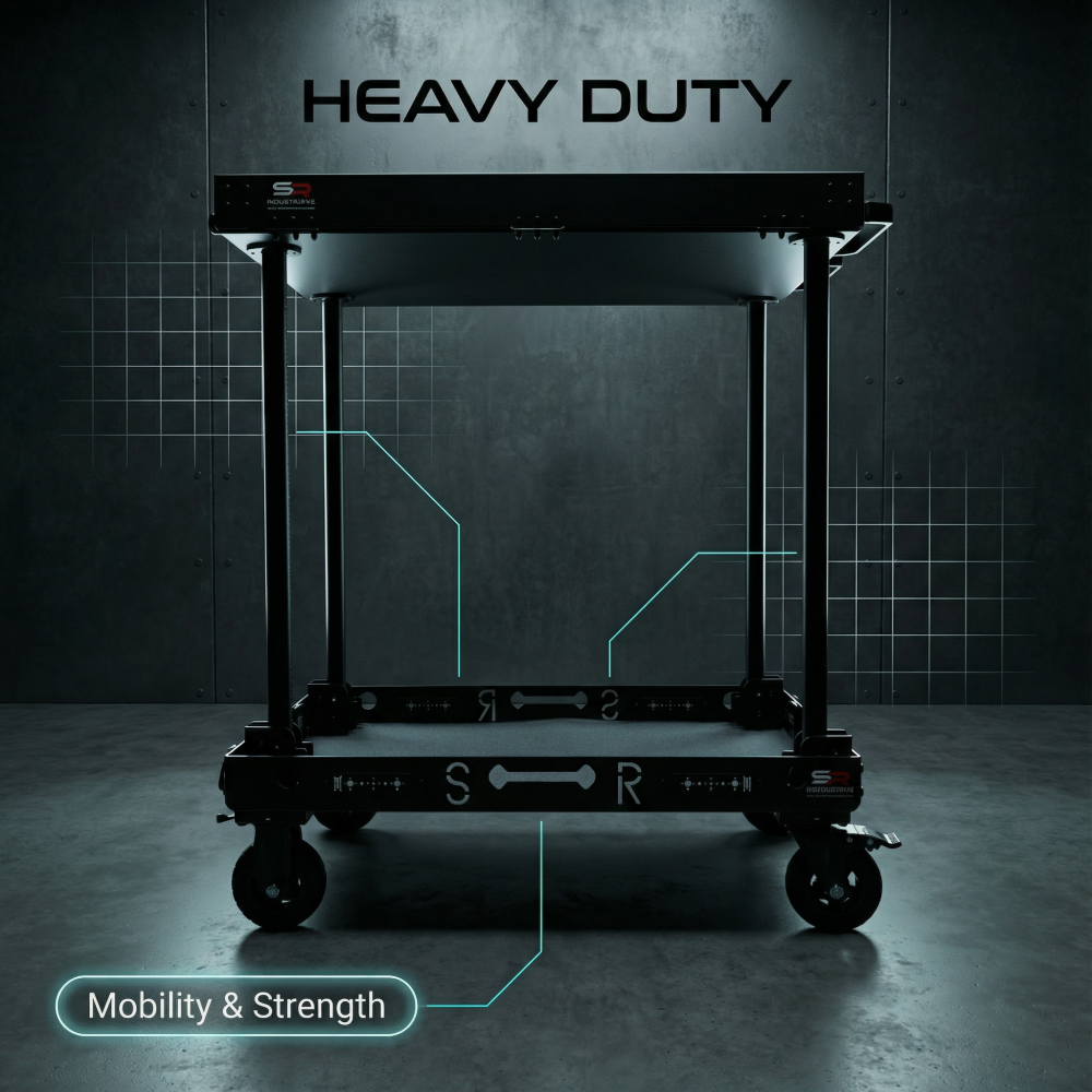 CROWNYING CAMERA CART--Pre-selling 150KG Payload Lightweight Car-in Outside Livestreaming Cart and Video Production Camera Cart