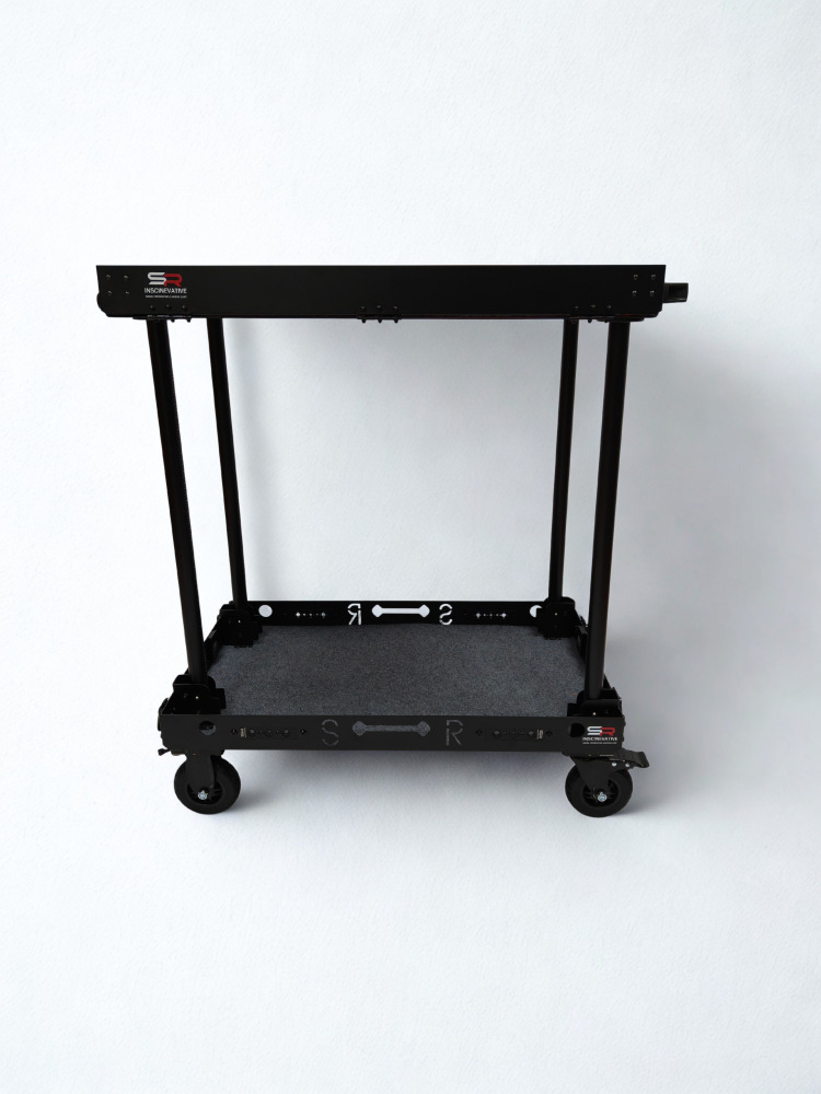 CROWNYING CAMERA CART--Pre-selling 150KG Payload Lightweight Car-in Outside Livestreaming Cart and Video Production Camera Cart