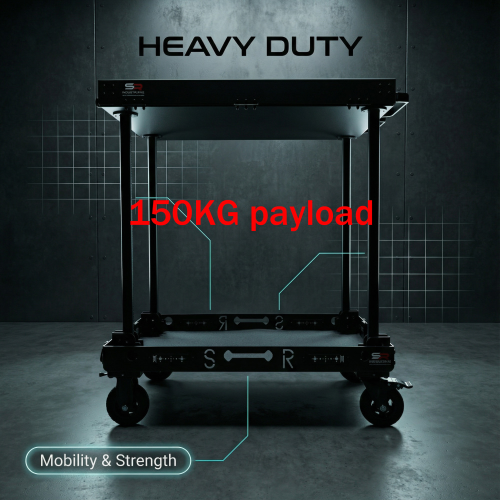 CROWNYING CAMERA CART--Pre-selling 150KG Payload Lightweight Car-in Outside Livestreaming Cart and Video Production Camera Cart