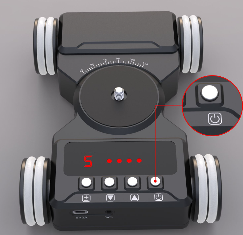 Mobile phone video shooting desktop Camera trolley and photography trolley for mirrorless cameras, action camera with APP remote control and automatic synthesis