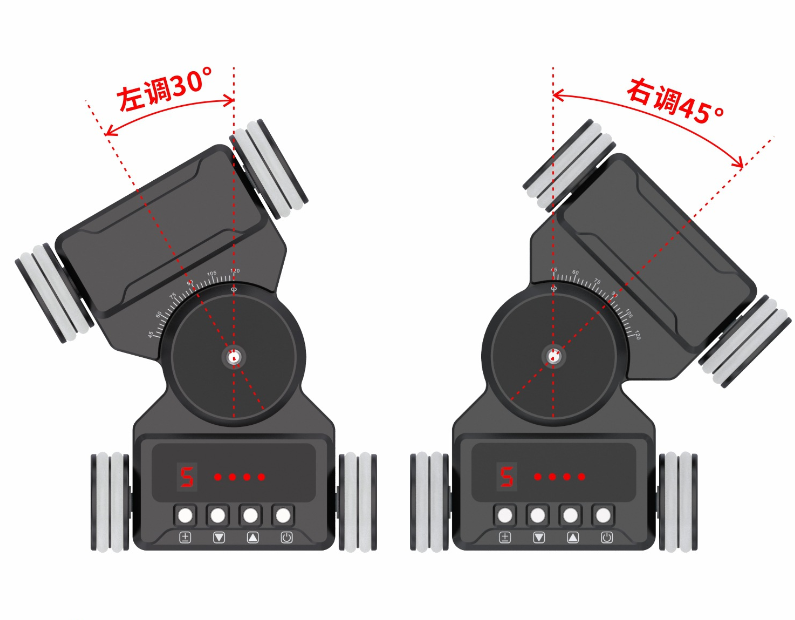 Mobile phone video shooting desktop Camera trolley and photography trolley for mirrorless cameras, action camera with APP remote control and automatic synthesis