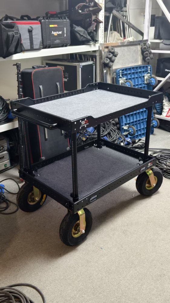 SR INSCINEVATIVE AURA CART  33" 200KG payload collapsible portable film cart, camera cart mobile workstation
