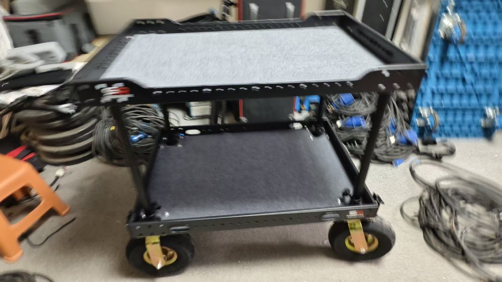 SR INSCINEVATIVE AURA CART  33" 200KG payload collapsible portable film cart, camera cart mobile workstation