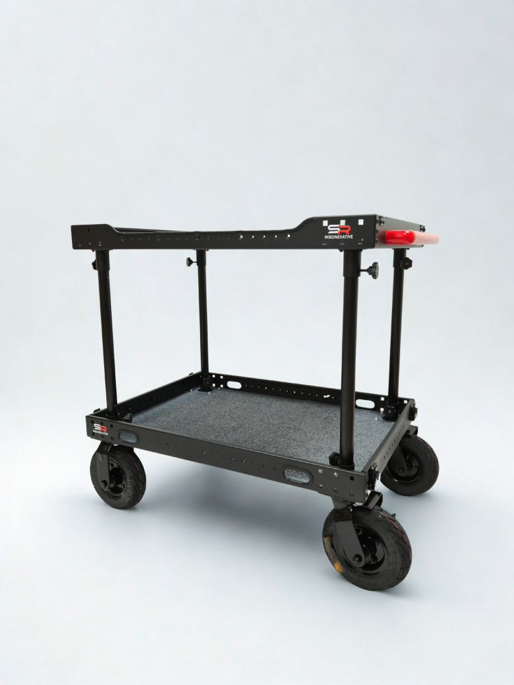 SR INSCINEVATIVE AURA CART  33" 200KG payload collapsible portable film cart, camera cart mobile workstation
