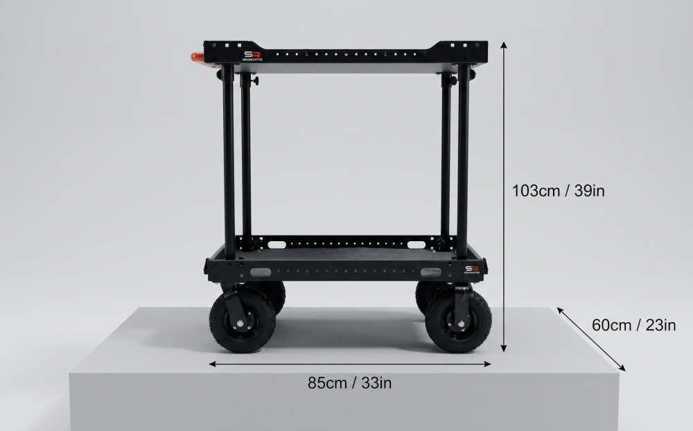 SR INSCINEVATIVE AURA CART 33" 200KG payload collapsible portable film cart inflatable version