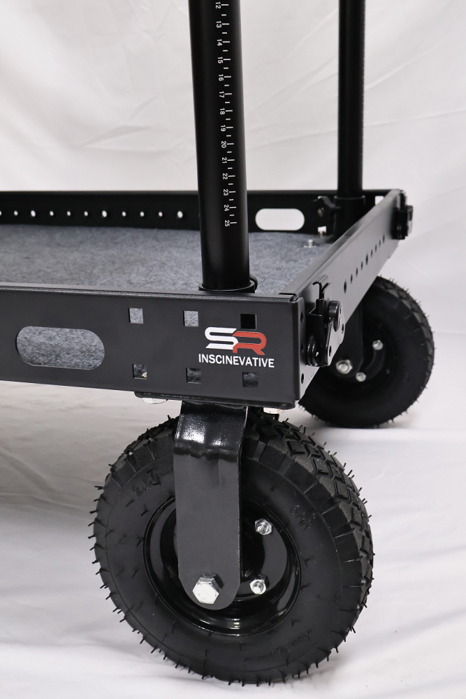 SR INSCINEVATIVE AURA CART 33" 200KG payload collapsible portable film cart inflatable wheels version