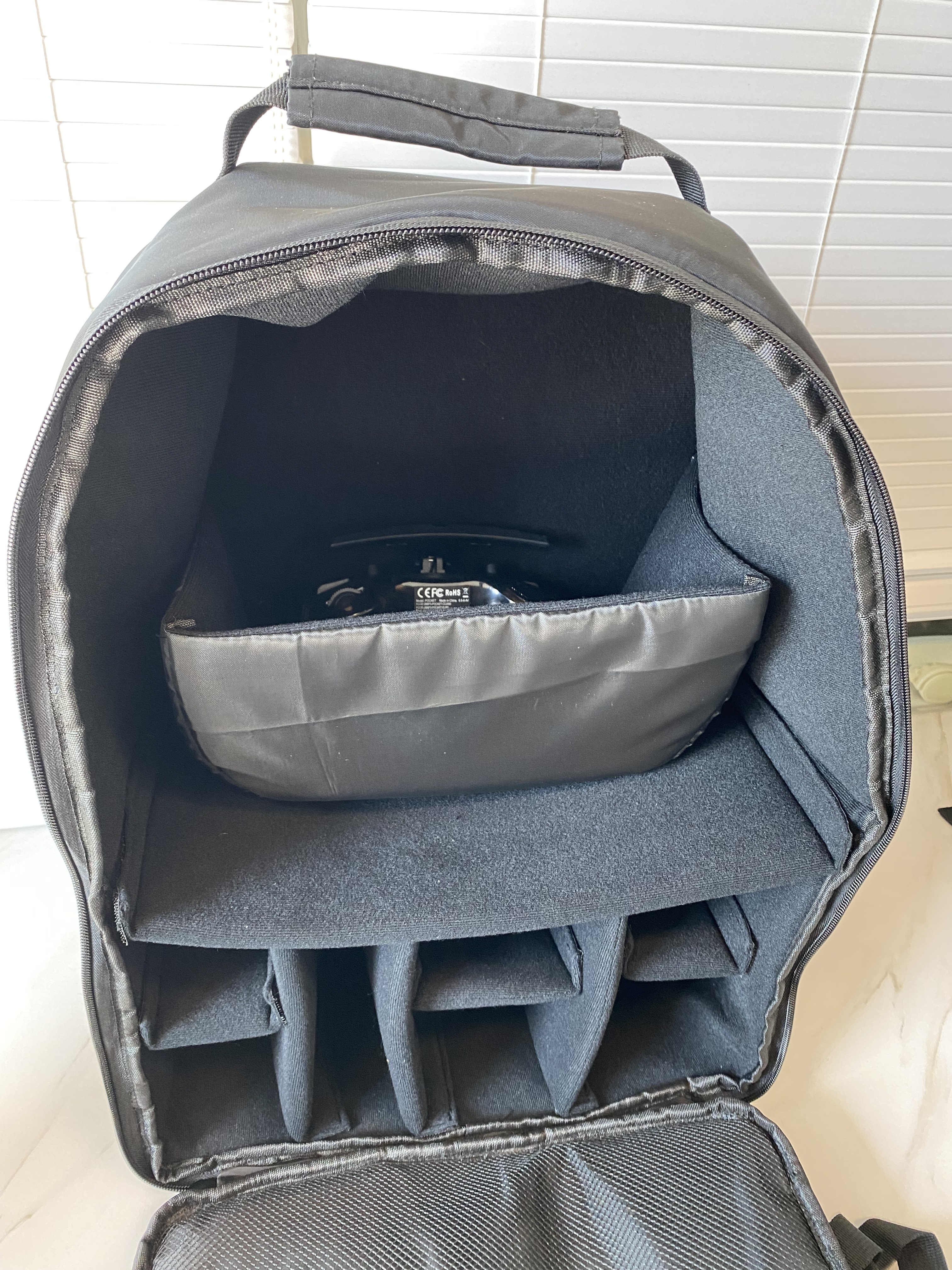 10 inch Backpack for FPV Drone UAV High Density Oxford Cloth Waterproof Nylon with Big Size Thicken Backpack Accessory