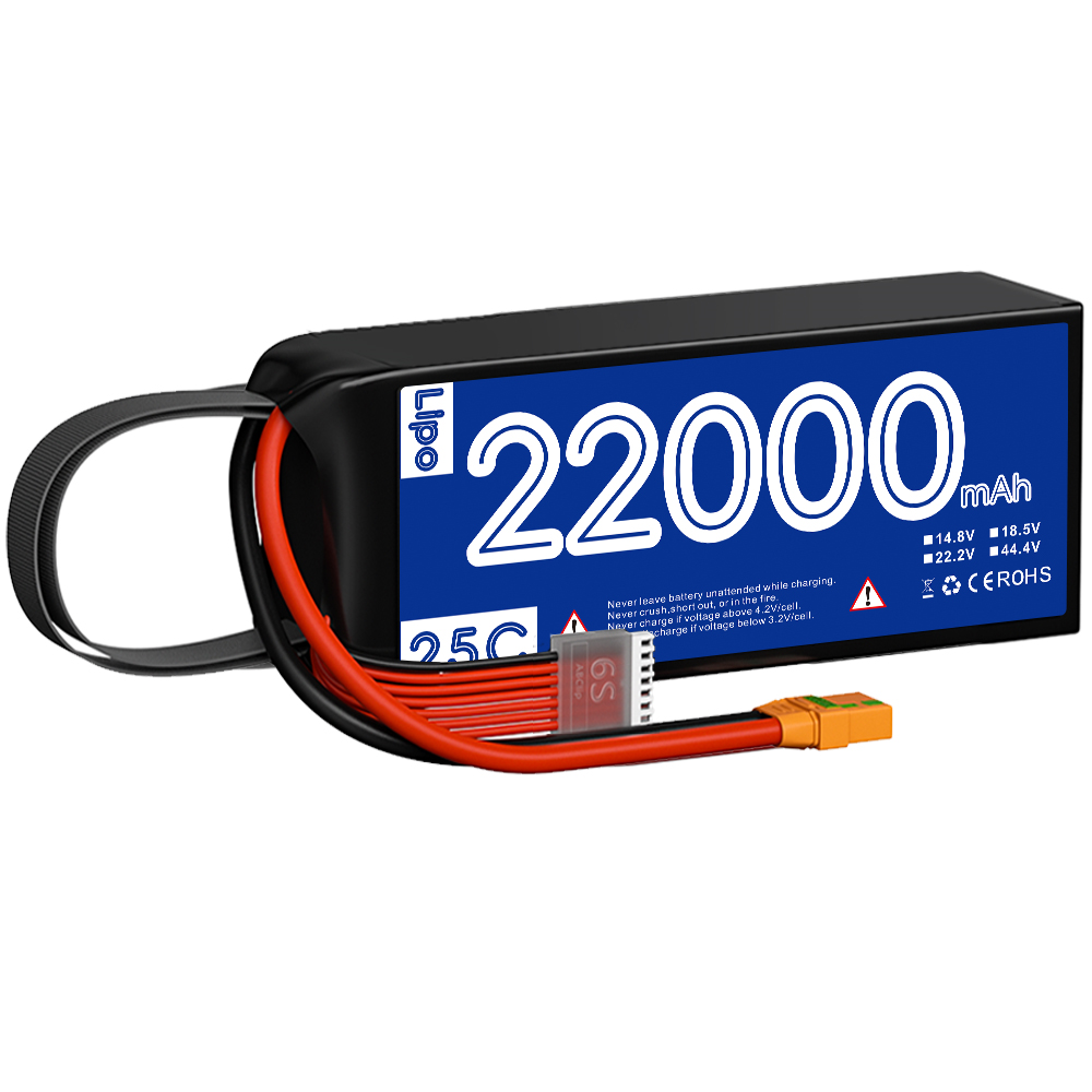 22000mAh GBE High Performance for FPV RC Drone Quadcopter Rechargeable UAV Drones Accessories 3.7V Lipo Battery