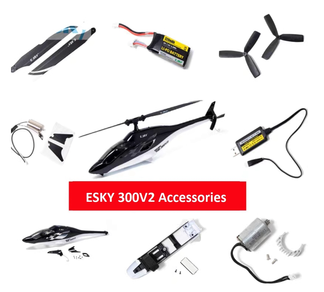 Universal Battery 320mAh for Remote Control Aircraft FPV RC Drone Quadcopter UAV Rechargeable in Stock ESKY 300V2