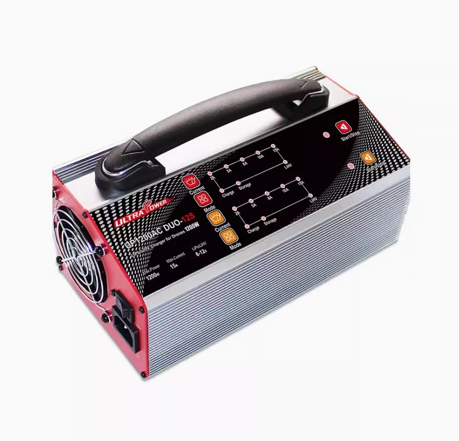 UP1200AC DUO 15A Dual Channels 6-12S Agricultural Drone 1200W Inspection Aerial Photography Lipo/LIHV Battery Balanced Charger