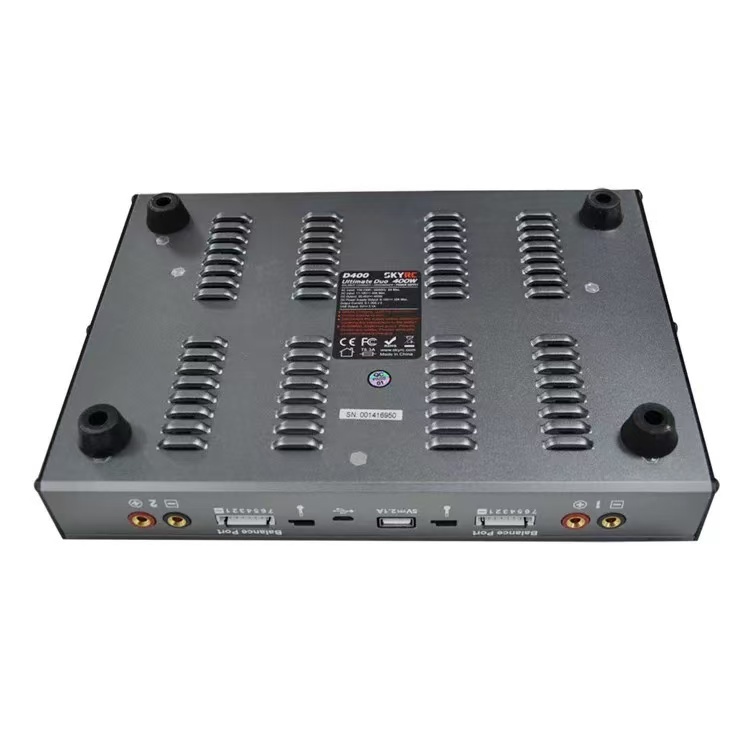 D400 Ultimate 400W AC 150 Watts DC Balance Charger Discharger Twin-Channel Power Supply for 1-7S Lithium Battery UAV Helicopter