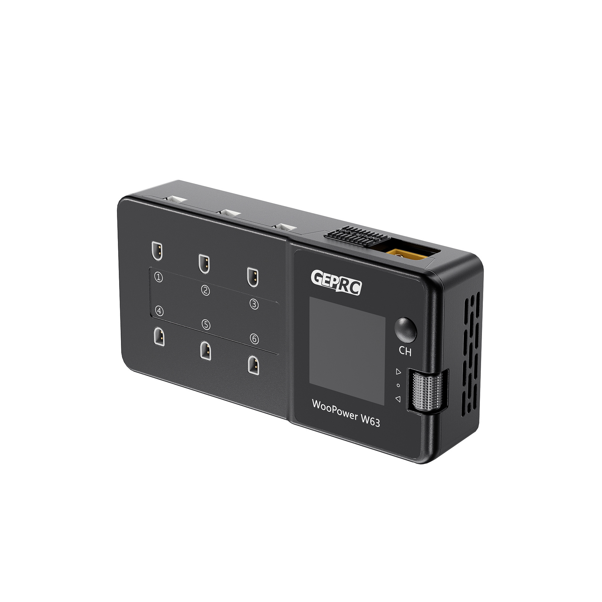 WooPower W63 1S 3A Charger Six Independent Ports Multi-Function XT60 6 Channel Drones Accessory Lipo Battery Balance Discharger