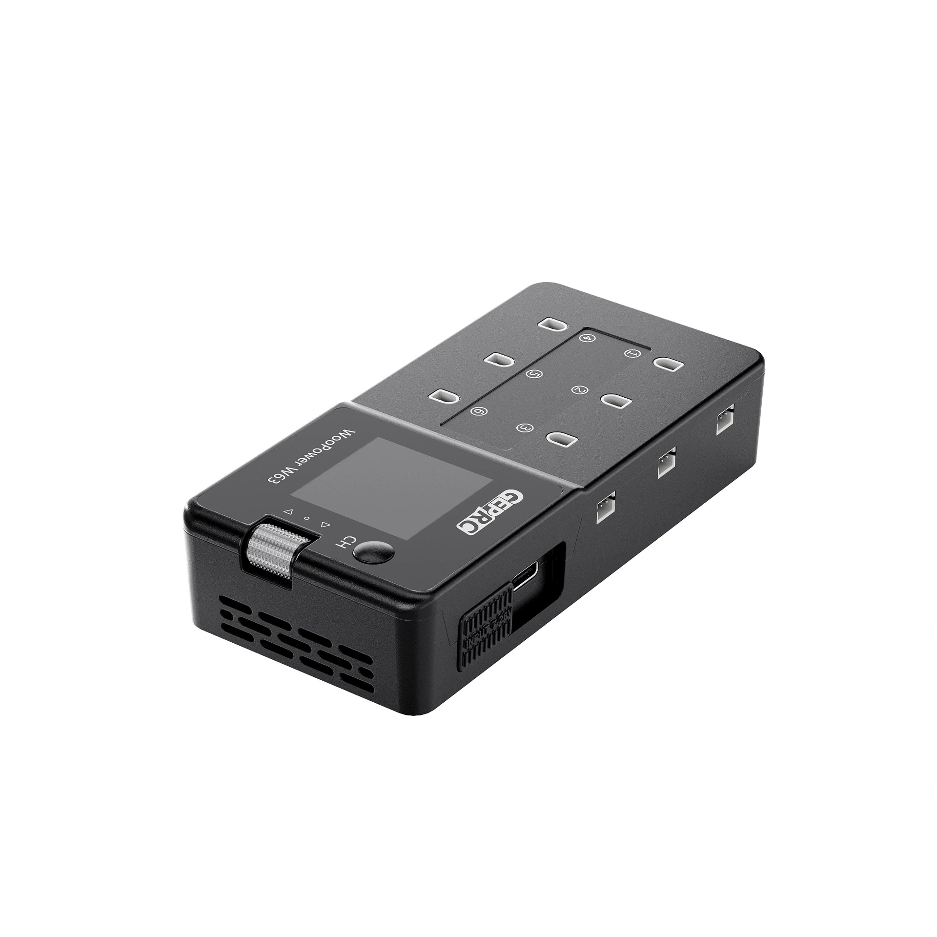WooPower W63 1S 3A Charger Six Independent Ports Multi-Function XT60 6 Channel Drones Accessory Lipo Battery Balance Discharger