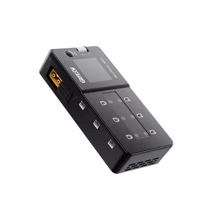 WooPower W63 1S 3A Charger Six Independent Ports Multi-Function XT60 6 Channel Drones Accessory Lipo Battery Balance Discharger
