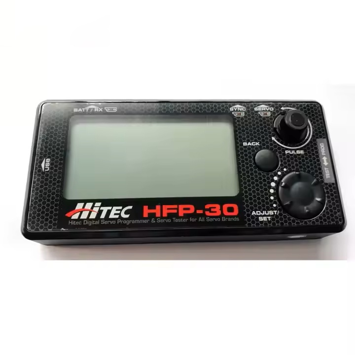 4.8-8.4V HFP-30 Servo Tester Hand-held Digital Servo Actuator Programmer LCD Screen for All Servo Drones Accessory