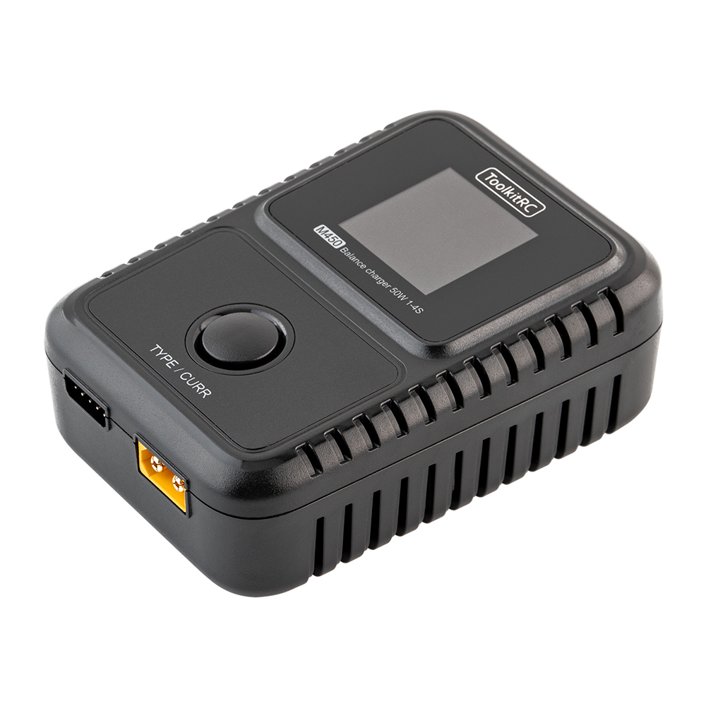 ToolkitRc M450 EU US Model LiPo Charger Balance RC 2~4S LiPo/LiHV/Life Drone Battery Charger Discharger RC Cars Aircraft