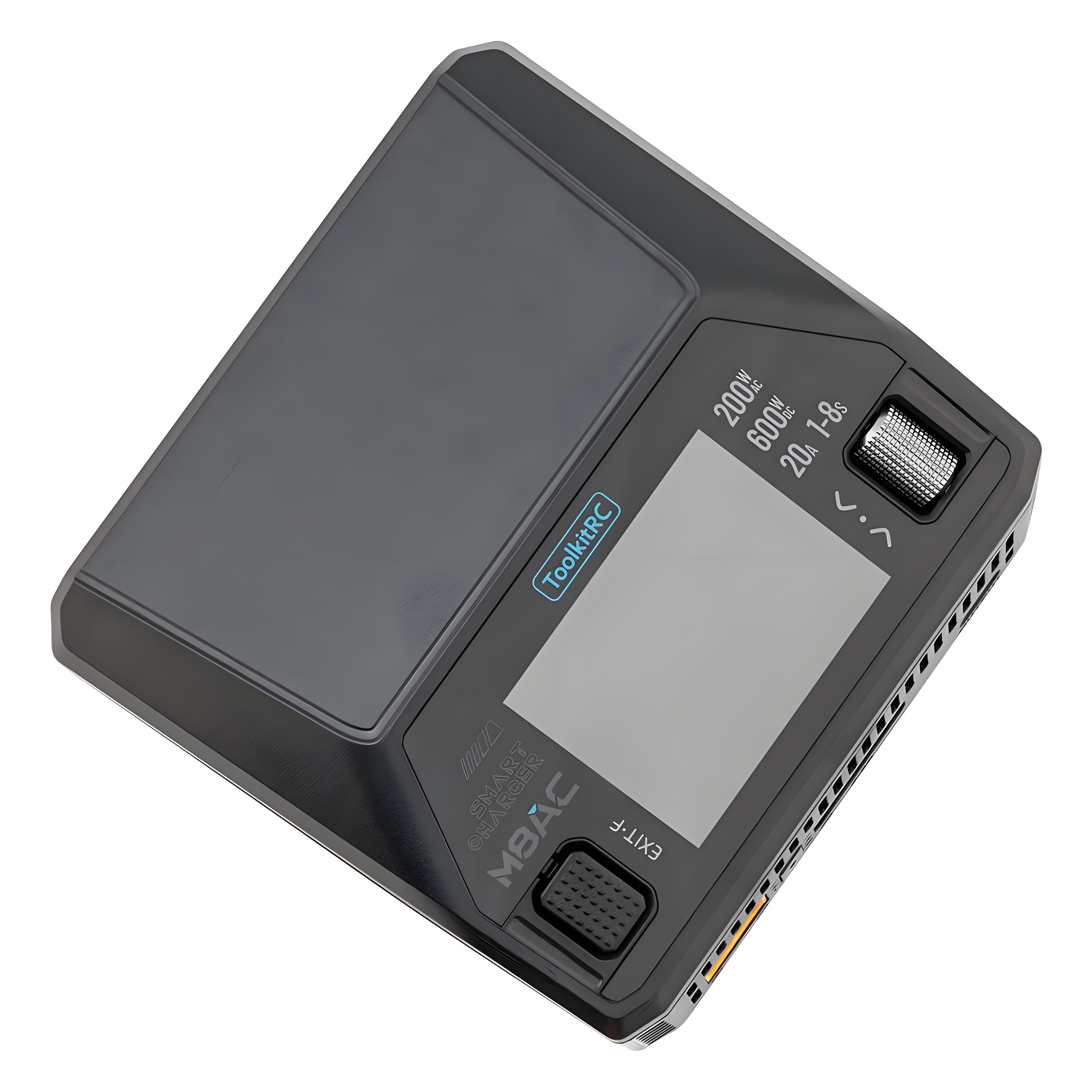 M8AC Mini Charger Toolkitrc Multifunctional 65W 8S Fast 20A Lipo Drone Battery Charger New AC 200W DC 600W 20A Model Protection