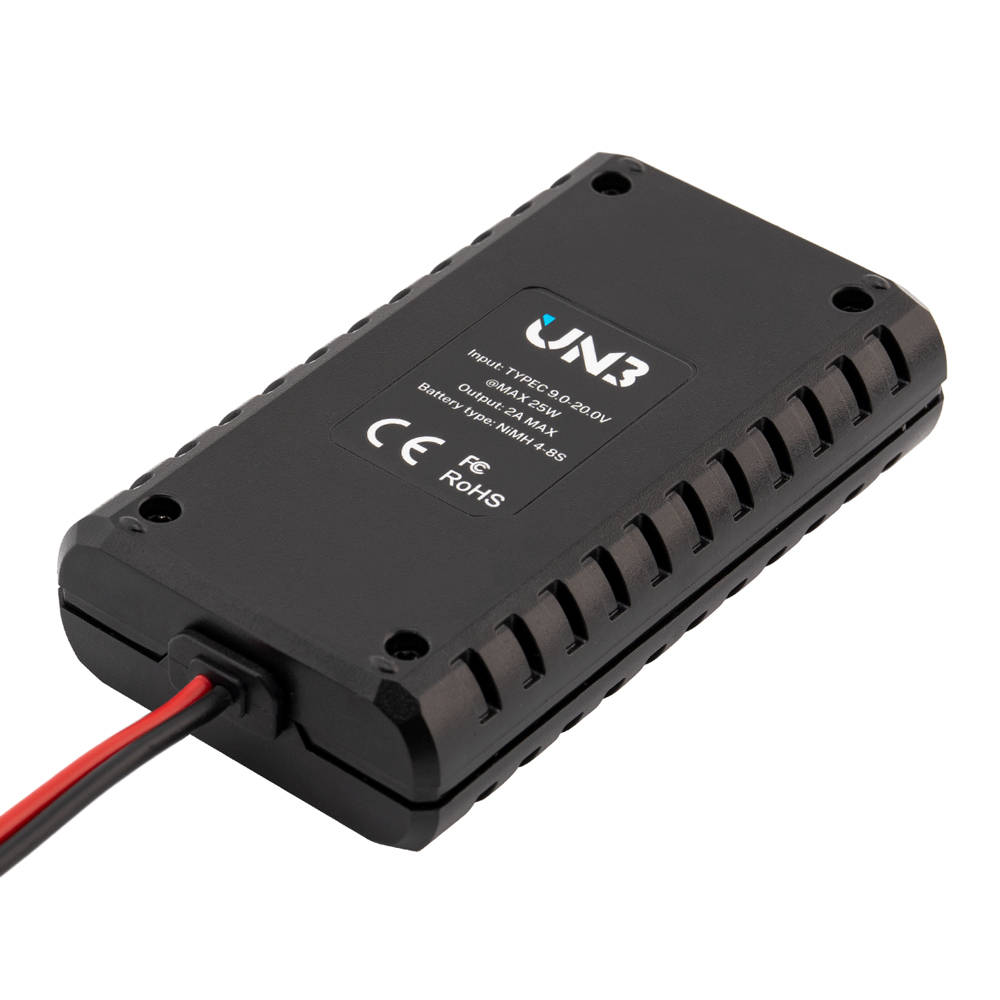 Toolkitrc UN3 Smart Flight Controller Storage 2-3S 4-8S 2A 25W USB-C Charger for Car Aircraft Drones Models Drones Accessories