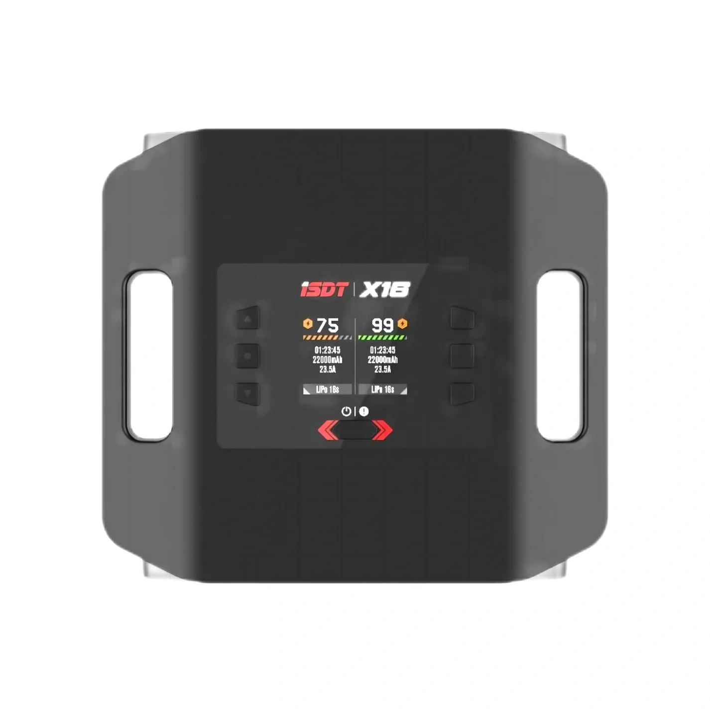 ISDT X16 Dual 1100W 20A Lipo Battery Charger 2-16S Life LiPo LiHv ULiHv PB US Plug for RC Models Plastic Material for Drone