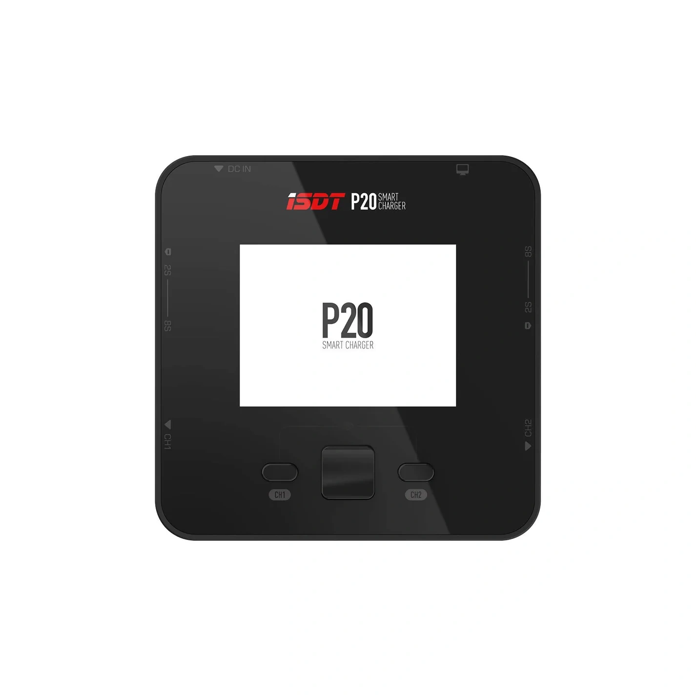ISDT P20 800W 35A Dual Channel LiPo Battery Charger Discharger 500WX2 1-8S Smart PB NiCd NiMH LiHV for Drones Accessories