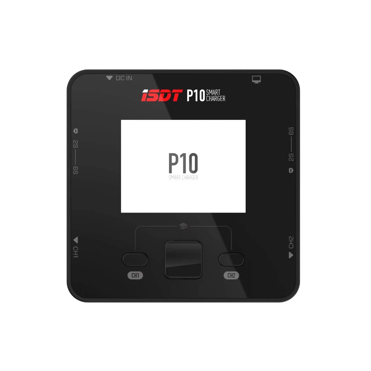 ISDT P10 400W Dual Channel Smart Battery Charger 250WX2 Output for 1-6S Li-ion Drones Power Supply