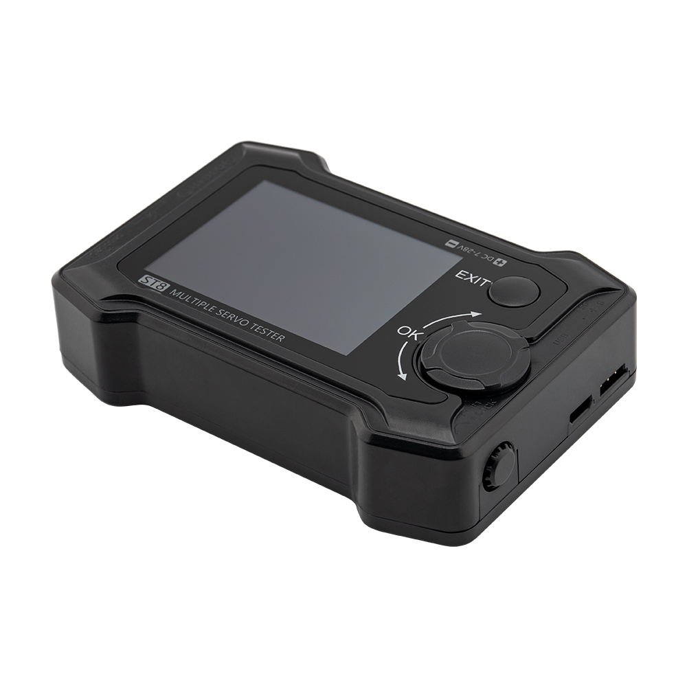 ToolkitRC ST8 8CH 100W 2A 7-28V LCD Servo Tester 4-Way Independent Speed Liner Remote RC Servo Analyzer for Drones Accessories