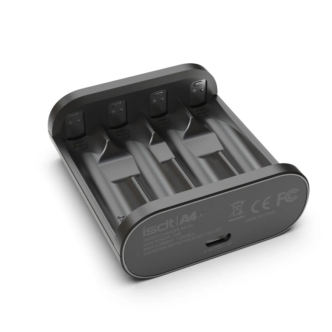 ISDT A4 AIR Smart Battery Charger Rechargeable AA AAA 10500 12500 NiMH NiCd Li-lon LiFePO4 for Bluetooth APP Connection