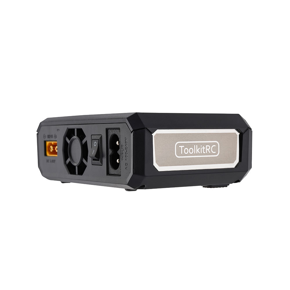 ToolkitRC M7Ac Charger Dual Output 100W AC & 300W DC XT 60 XT 30 Connector New Plastic RC Model Lipo Battery