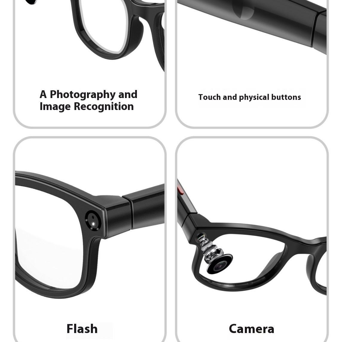 GBE AIMB G1 AI Smart Glasses HD Camera Real Time Translation Video Voice Recording