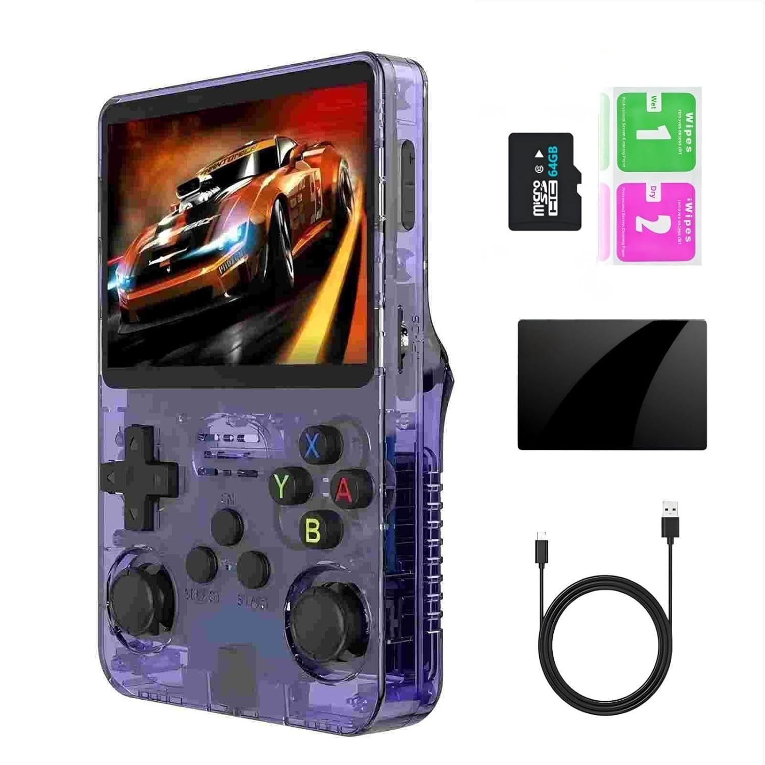 R36S Retro Handheld Gaming Console with Linux Gaming System 13 Emulator 3.5-Inch IPS Screen