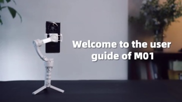 M01 Handheld Stabilizer Gimbal 3-Axis Anti-Shake AI Face Tracking for Mobile Phones Video Vlog