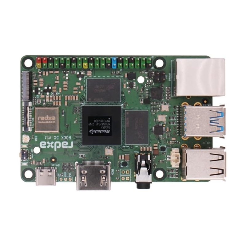 Radxa Rock 5C(Lite) RK3588S2/RK3582 8-Core CPU Single Board Computer