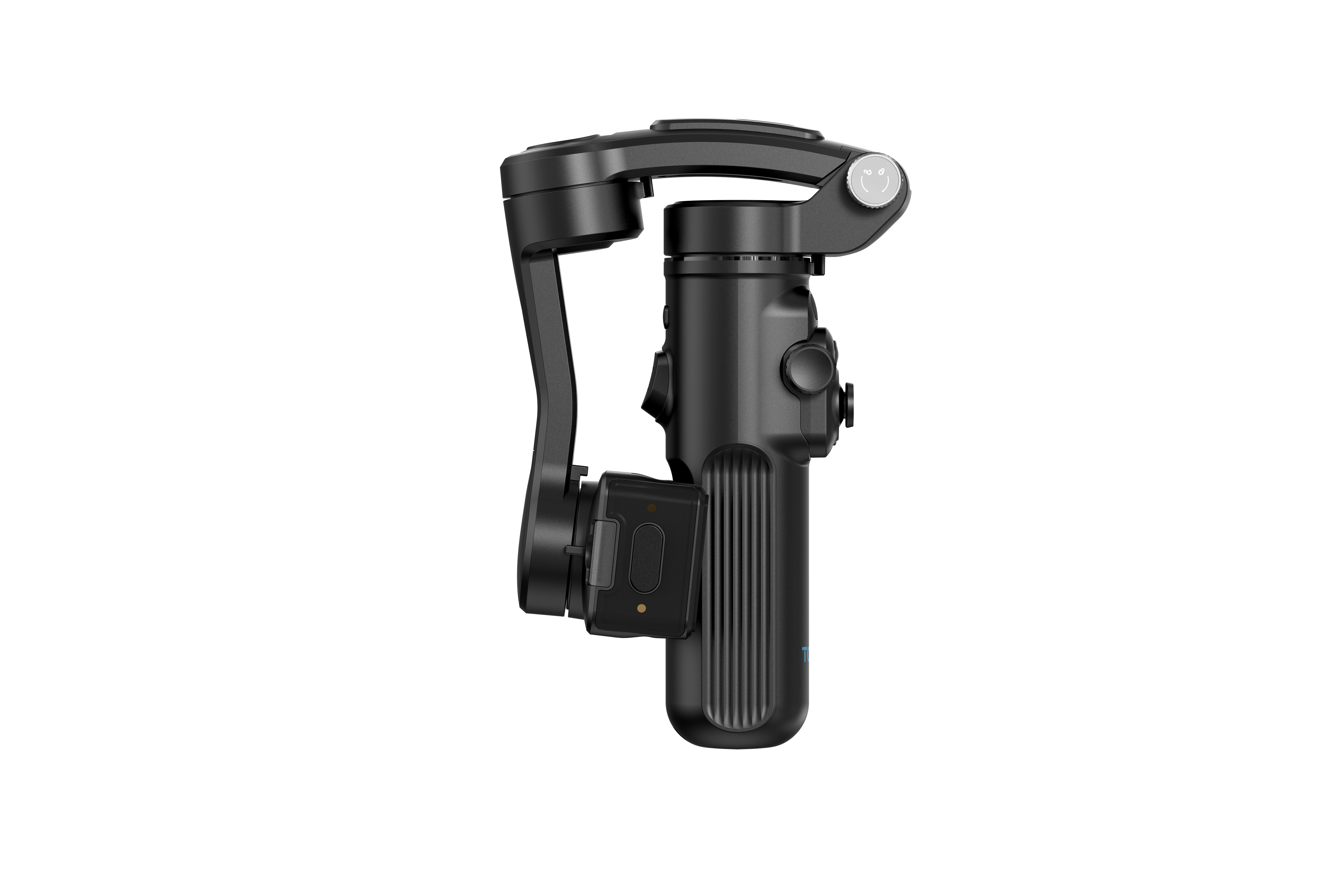 M03 Handheld Stabilizer Gimbal 3- Anti-Shake AI Face Tracking Lavalier Microphone Action Camera Fill Light