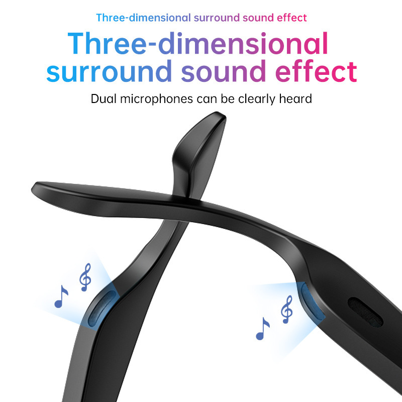 XG89 Smart Glasses AI Assistant Touch Control Real-time Translation Meeting for Headset IP65 Waterproof Wireless