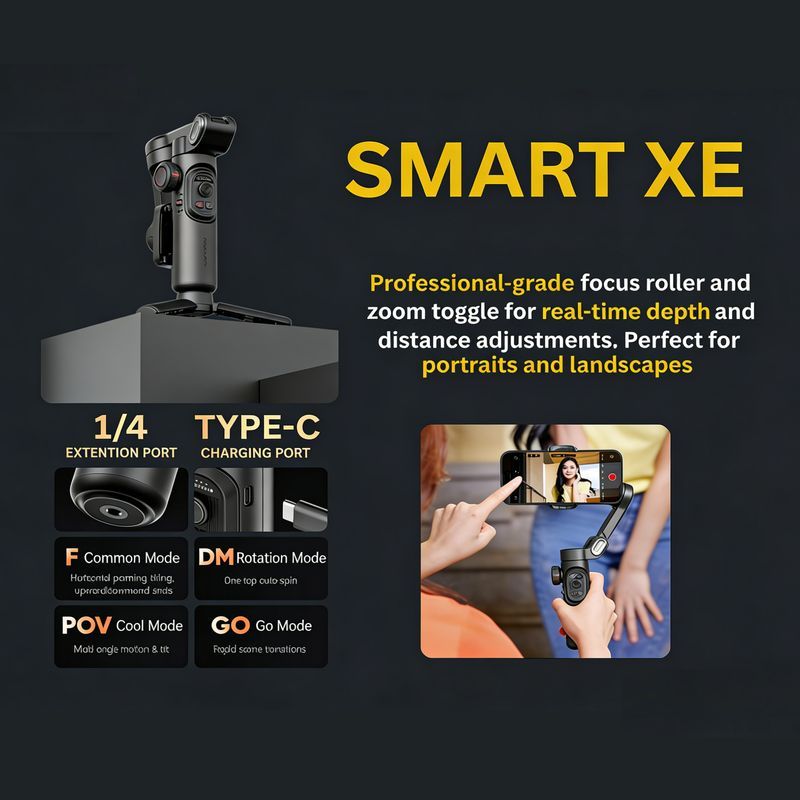 Aochuan Smart XE Mobile Phone Gimbal Three-Axis Stabilizer
