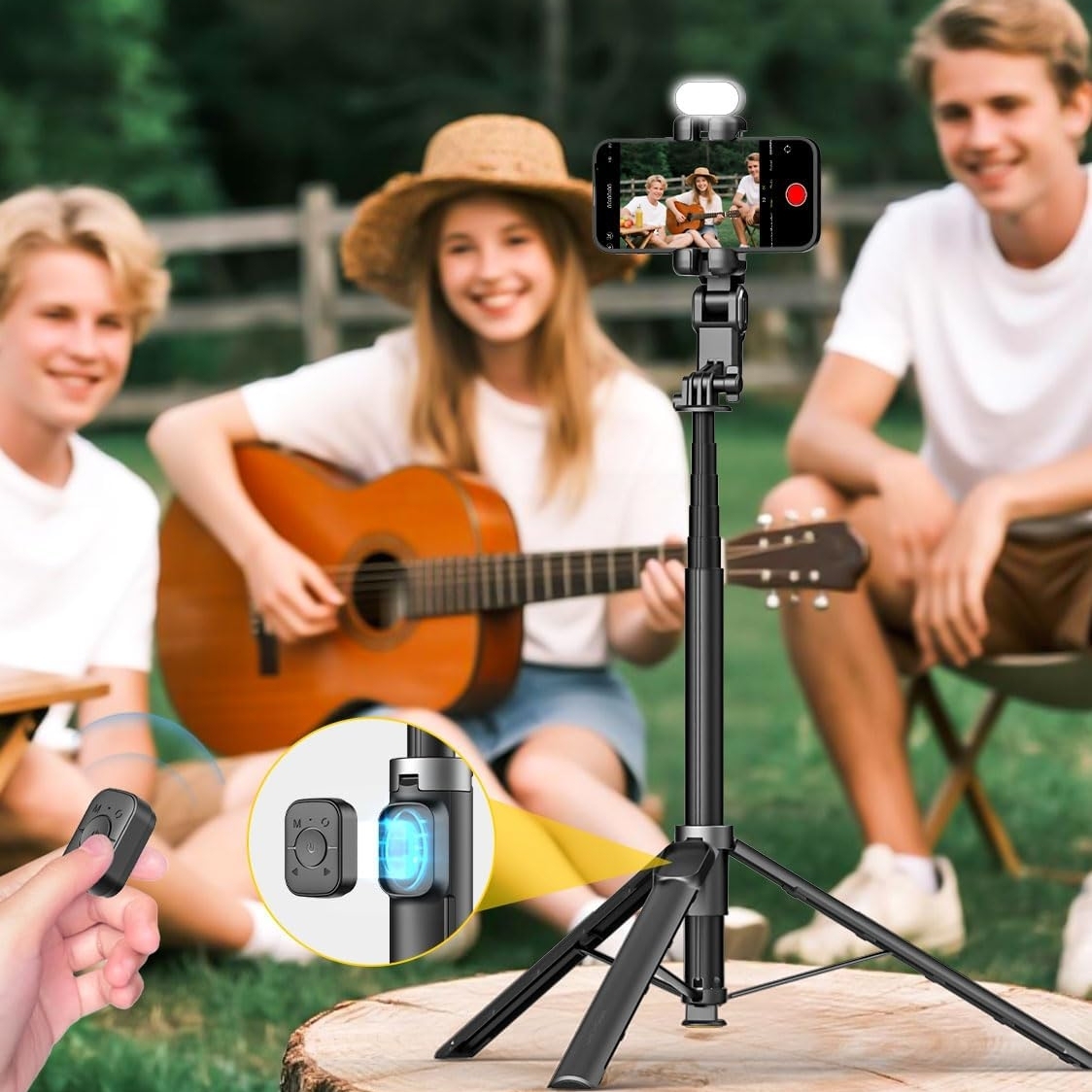 M3 Pro Auto-Open 4-in-1 Smartphone Gimbal AI Face Tracking Stabilizer