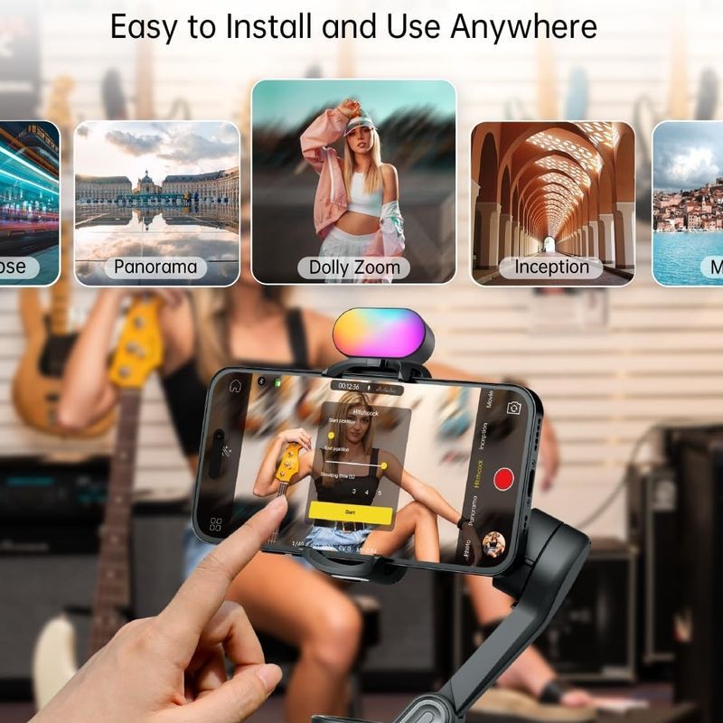Aochuan Smart XE Mobile Phone Gimbal Three-Axis Stabilizer
