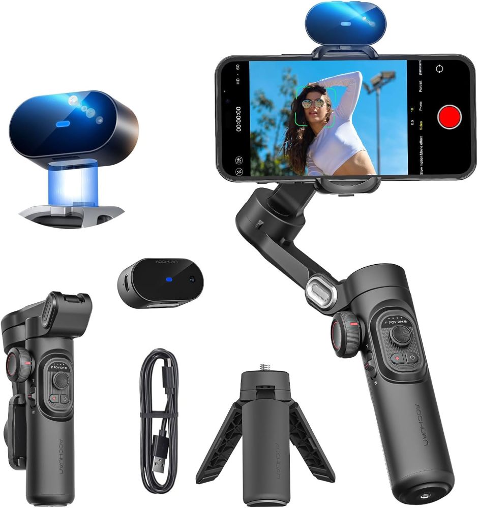 Aochuan Smart XE Mobile Phone Gimbal Three-Axis Stabilizer