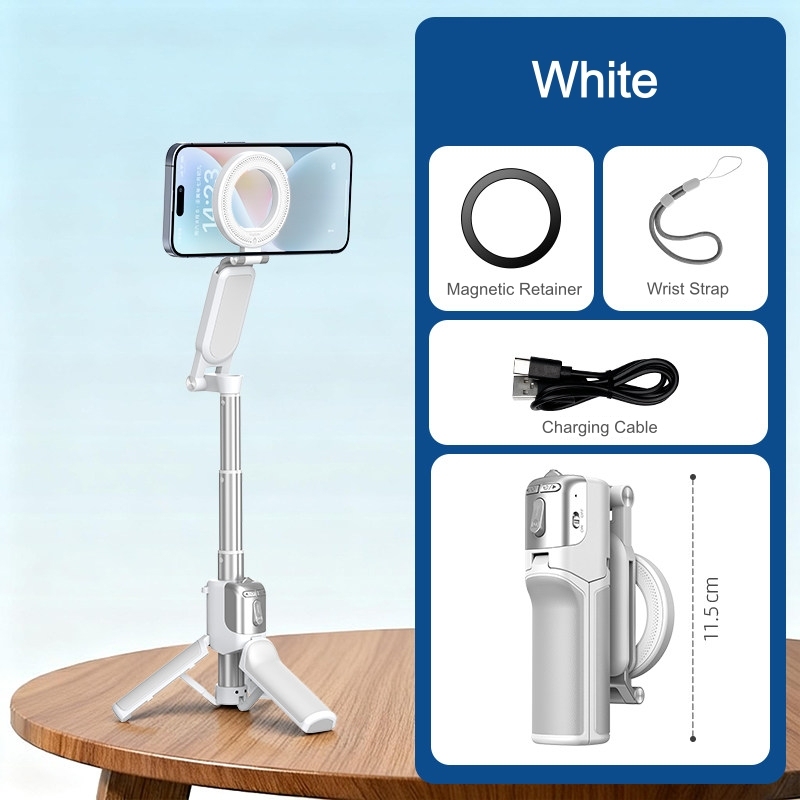 Z3 Zoom Magnetic Foldable Selfie Stick Mini Portable Phone Holder Stabilizer