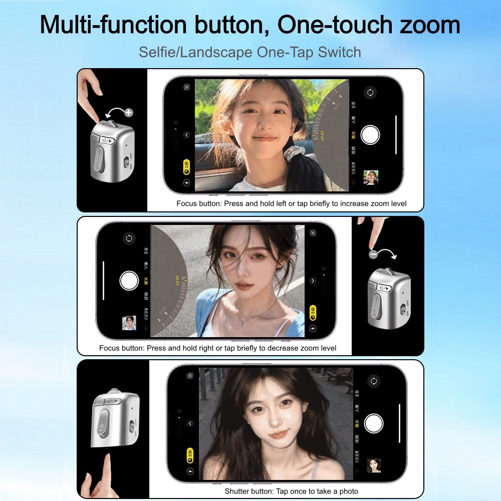 Z3 Zoom Magnetic Foldable Selfie Stick Mini Portable Phone Holder Stabilizer