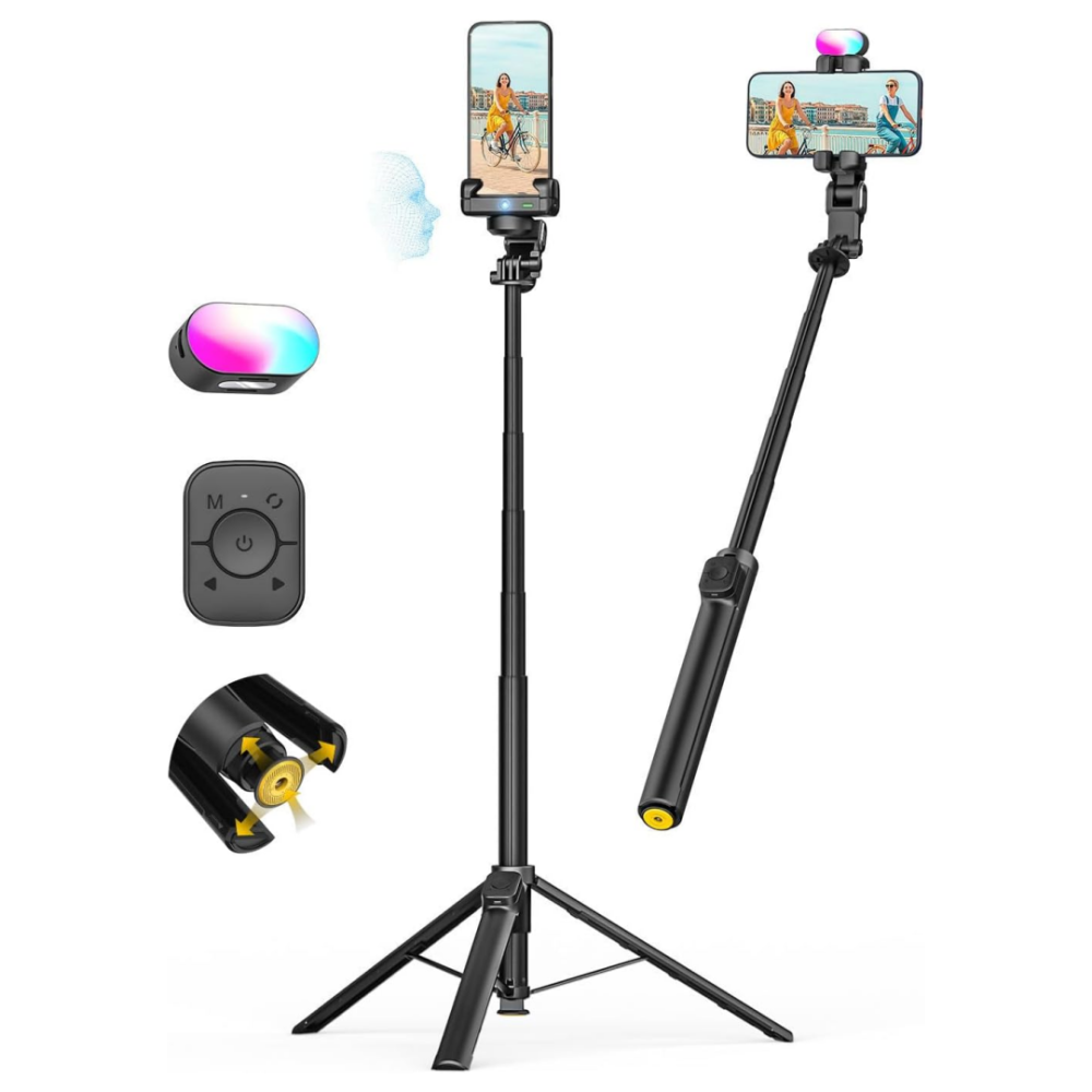 M3 Pro Auto-Open 4-in-1 Smartphone Gimbal AI Face Tracking Stabilizer
