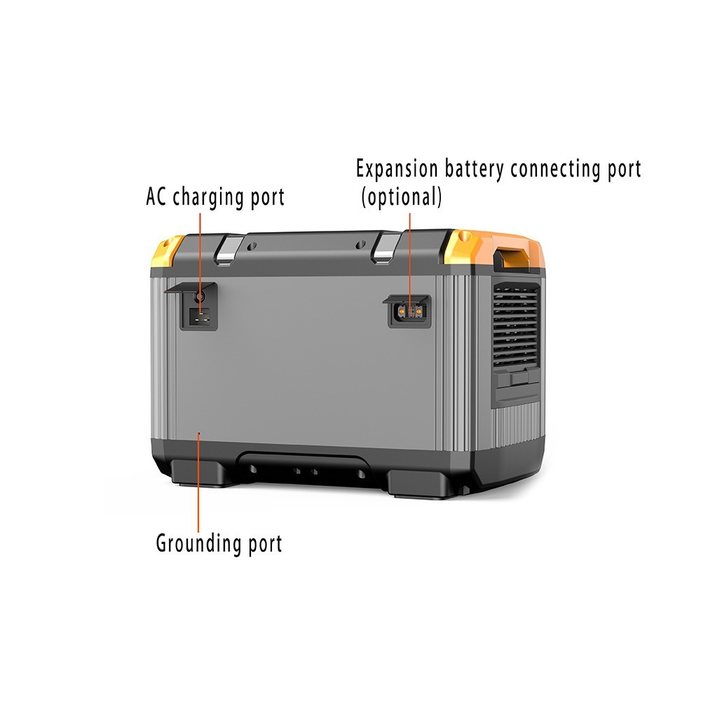 2400W 2016WH 220V Outdoor Pure Sine Wave UPS Portable Power Supply Station