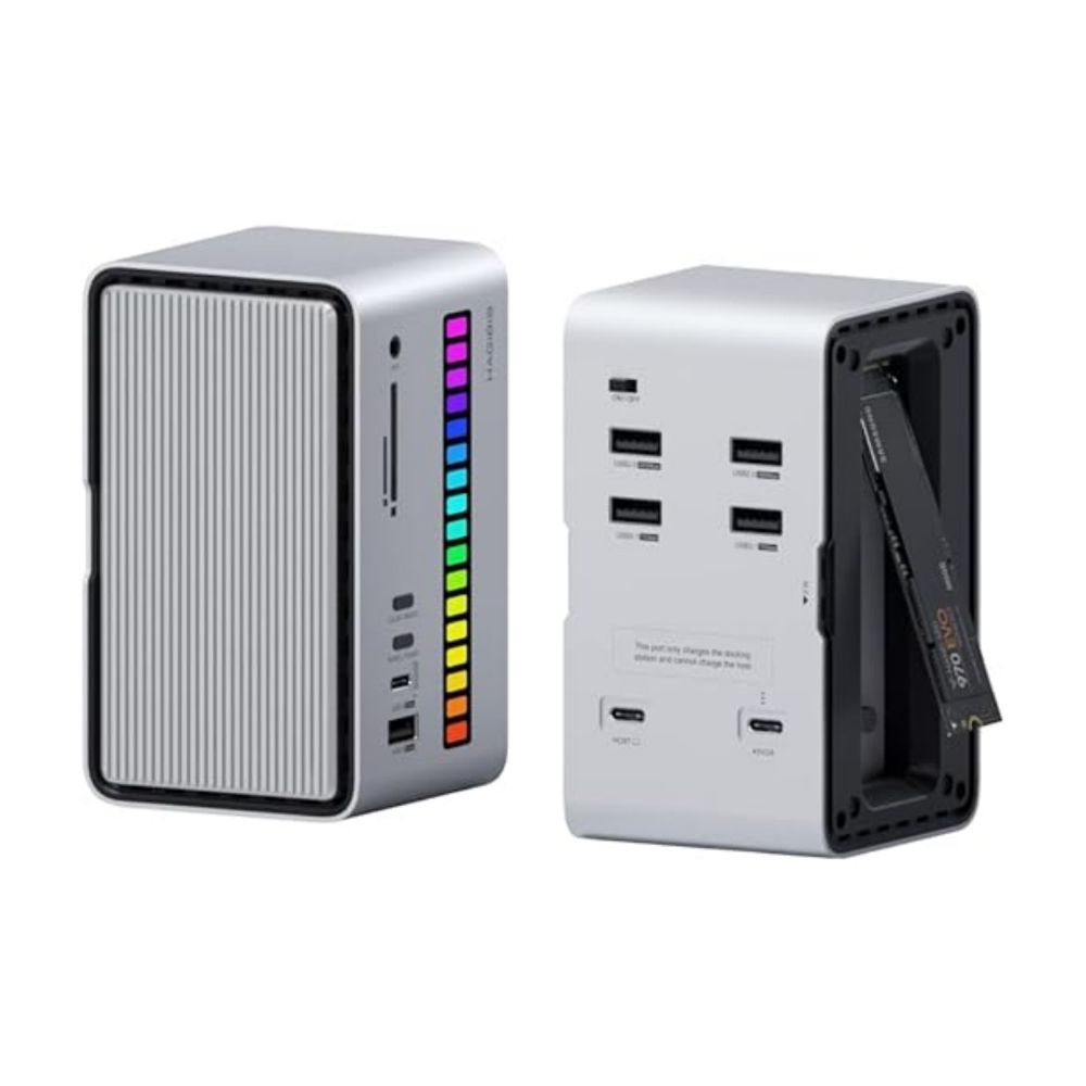 Hagibis U100 Aluminum Alloy USB-C Docking Station